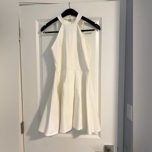 Lulu’s white laced back dress. Size S.